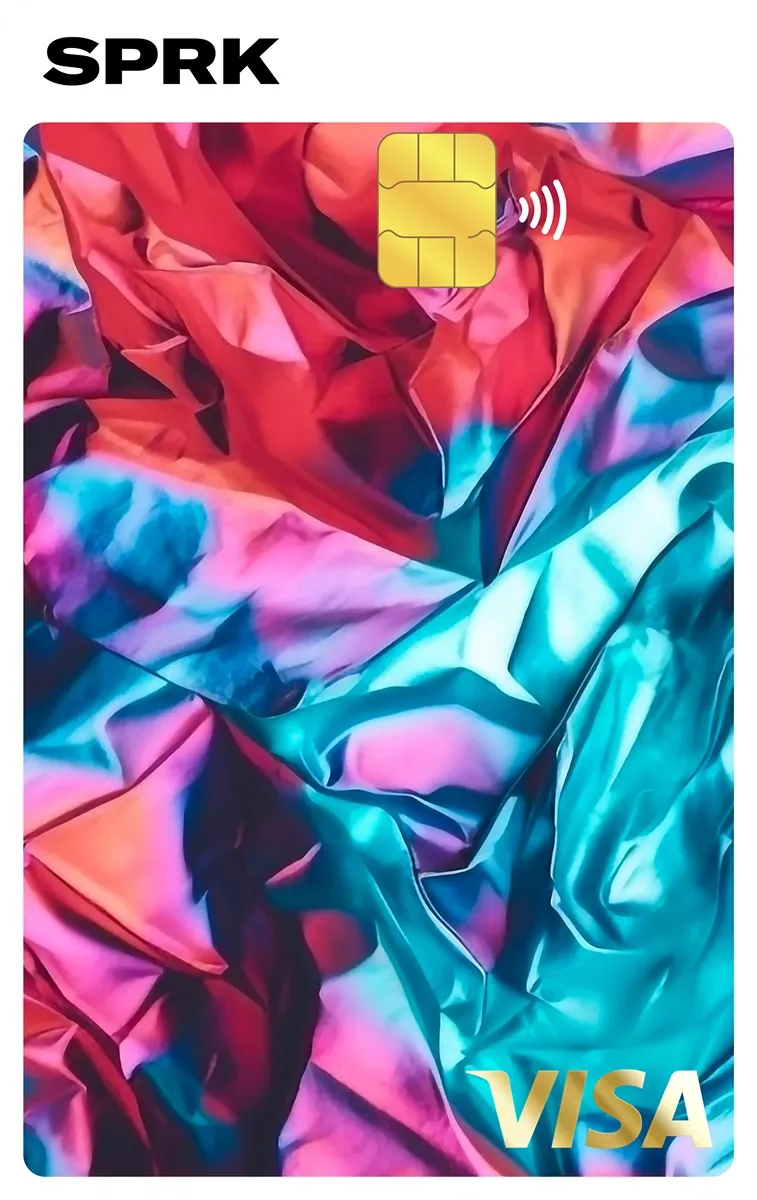 Spriggy Crystal prepaid card design