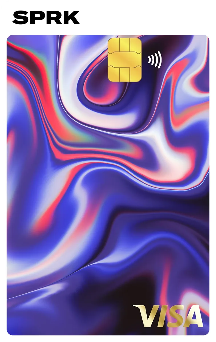 Spriggy Silk prepaid card design