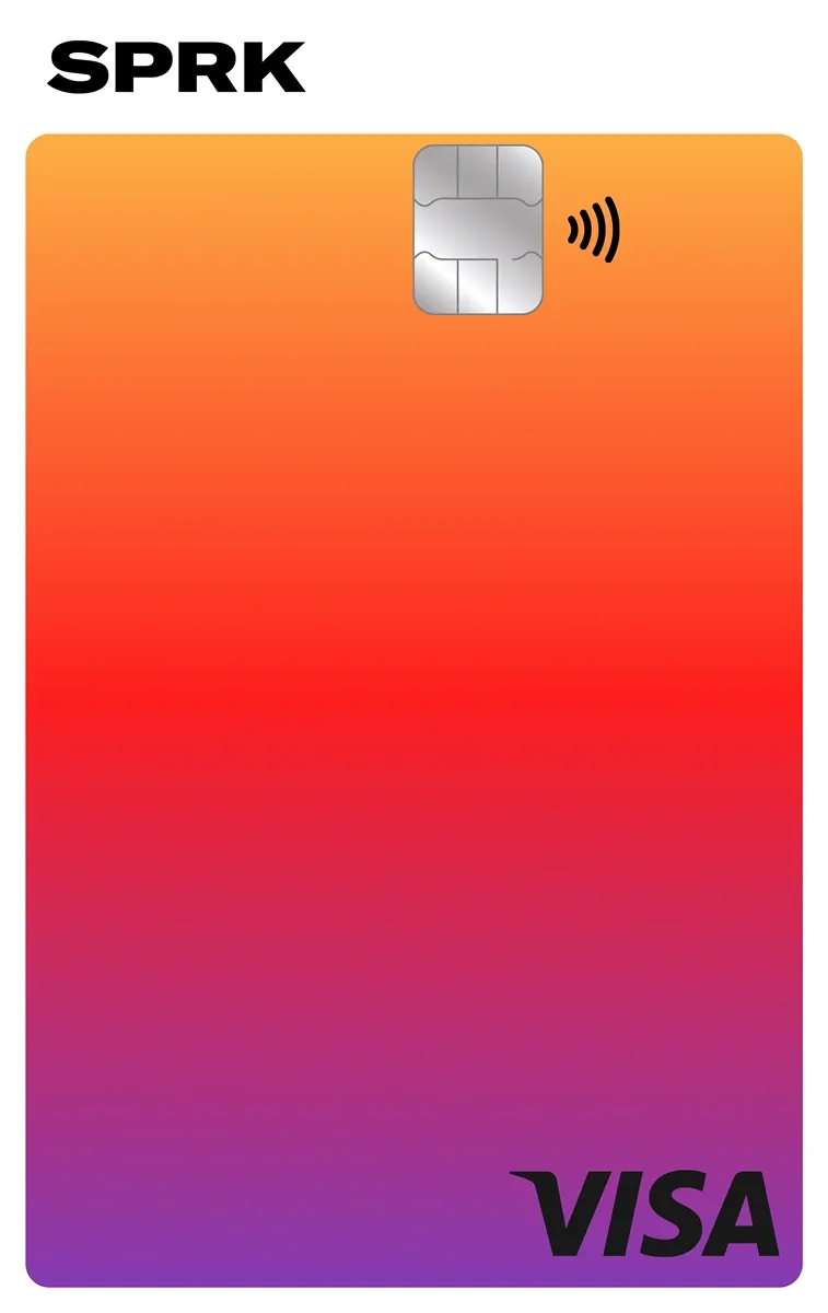 Spriggy Sunset prepaid card design